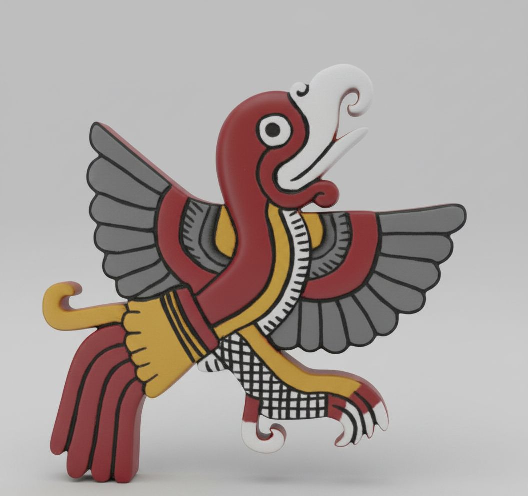 Aztec Hummingbird Figurine free 3D printable STL