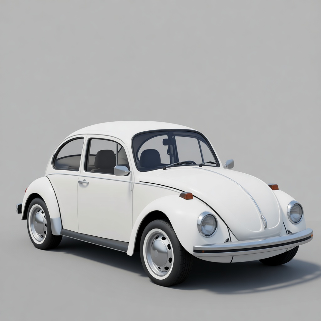 Volkswagen Beetle Model free 3D printable STL