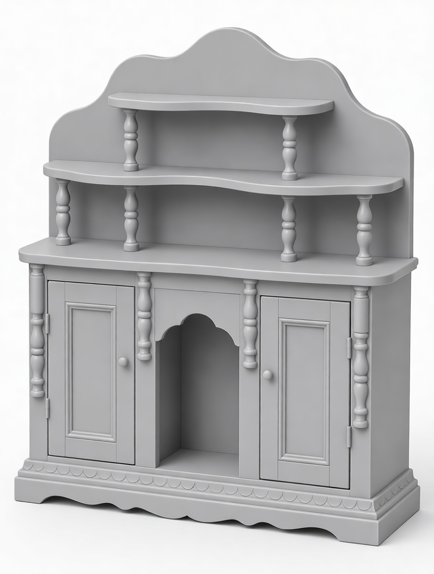 Victorian Style Hutch free 3D printable STL