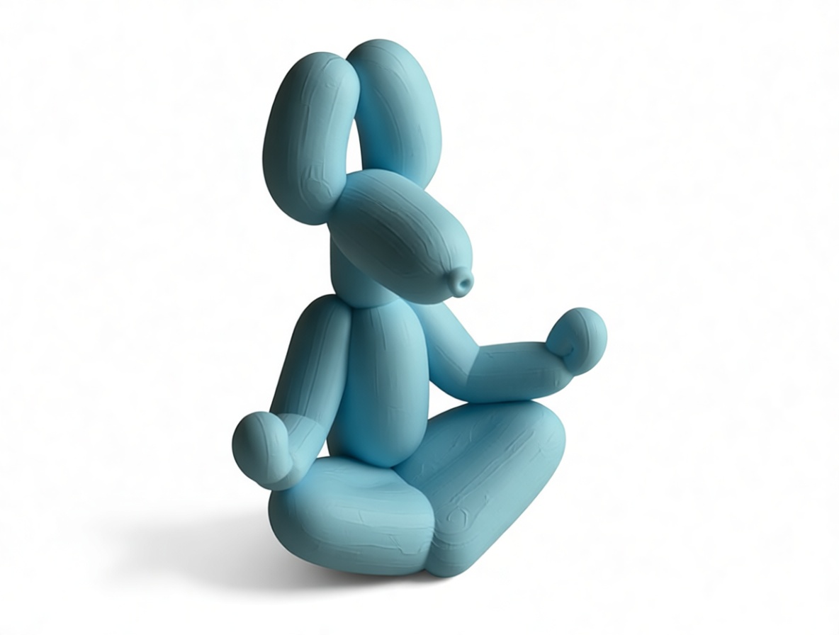 Balloon Dog Meditating Figurine free 3D printable STL