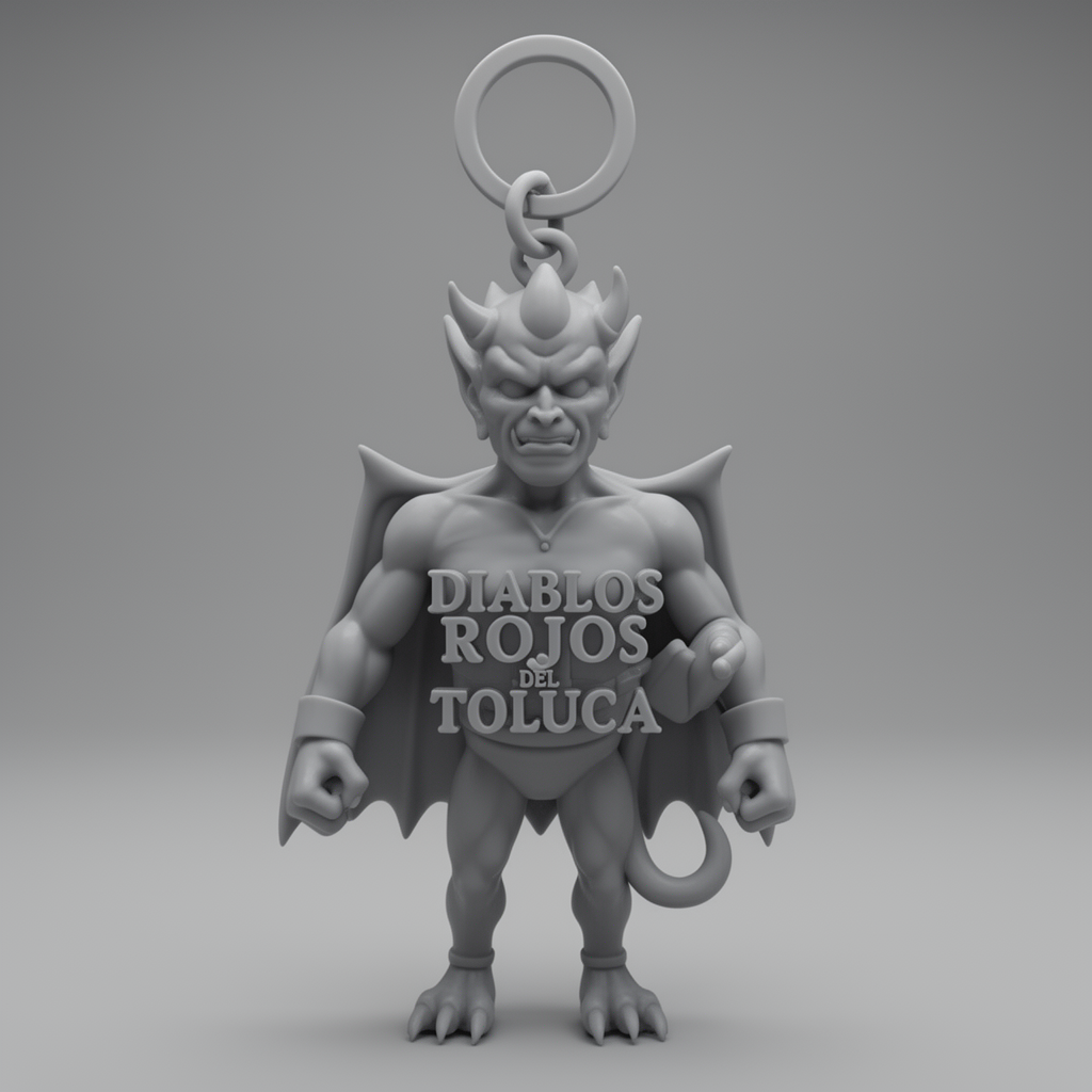 Diablos Rojos Devil Keychain free 3D printable STL