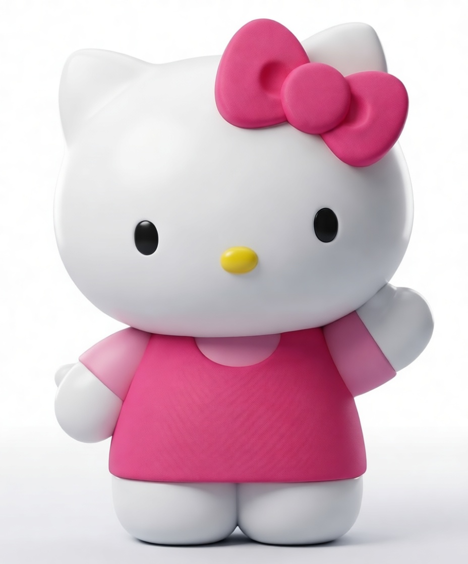 Hello Kitty Figurine free 3D printable STL