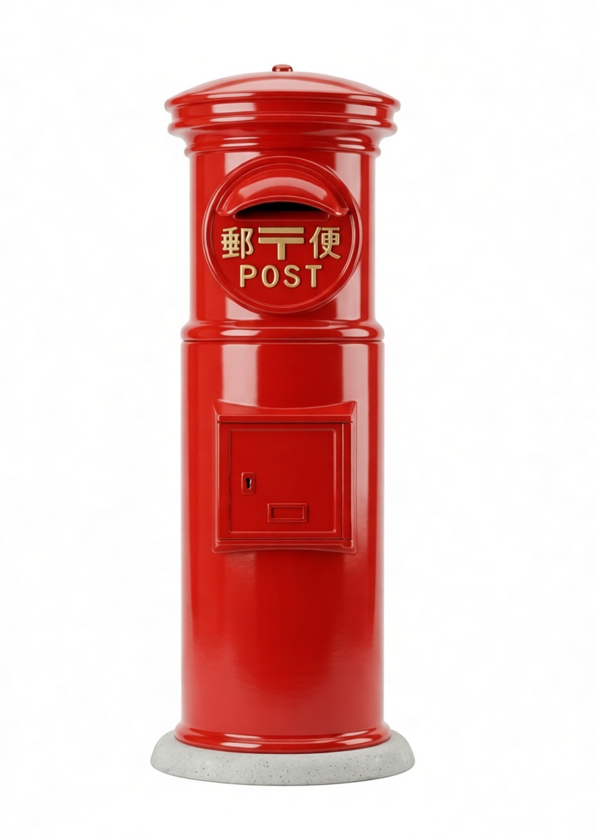 Japanese Postbox Model free 3D printable STL