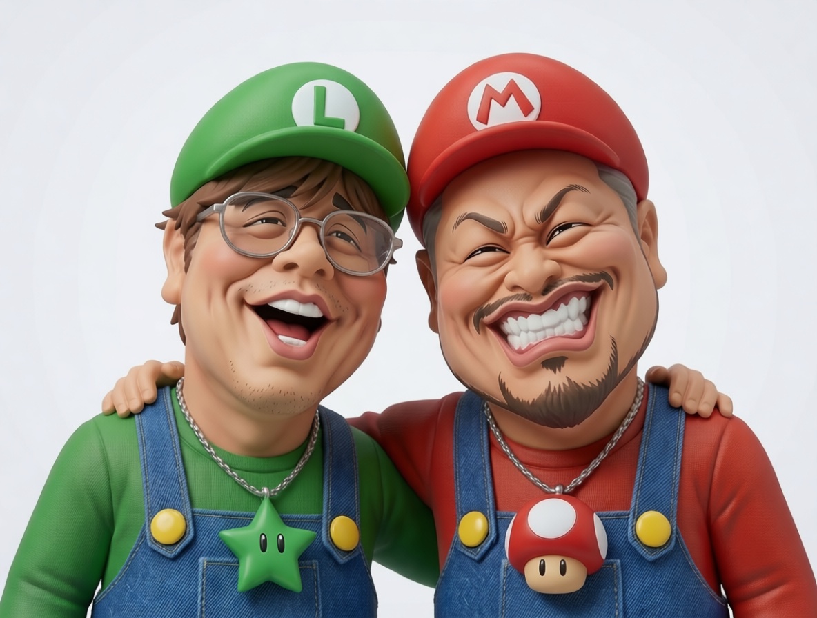 Mario and Luigi Busts free 3D printable STL