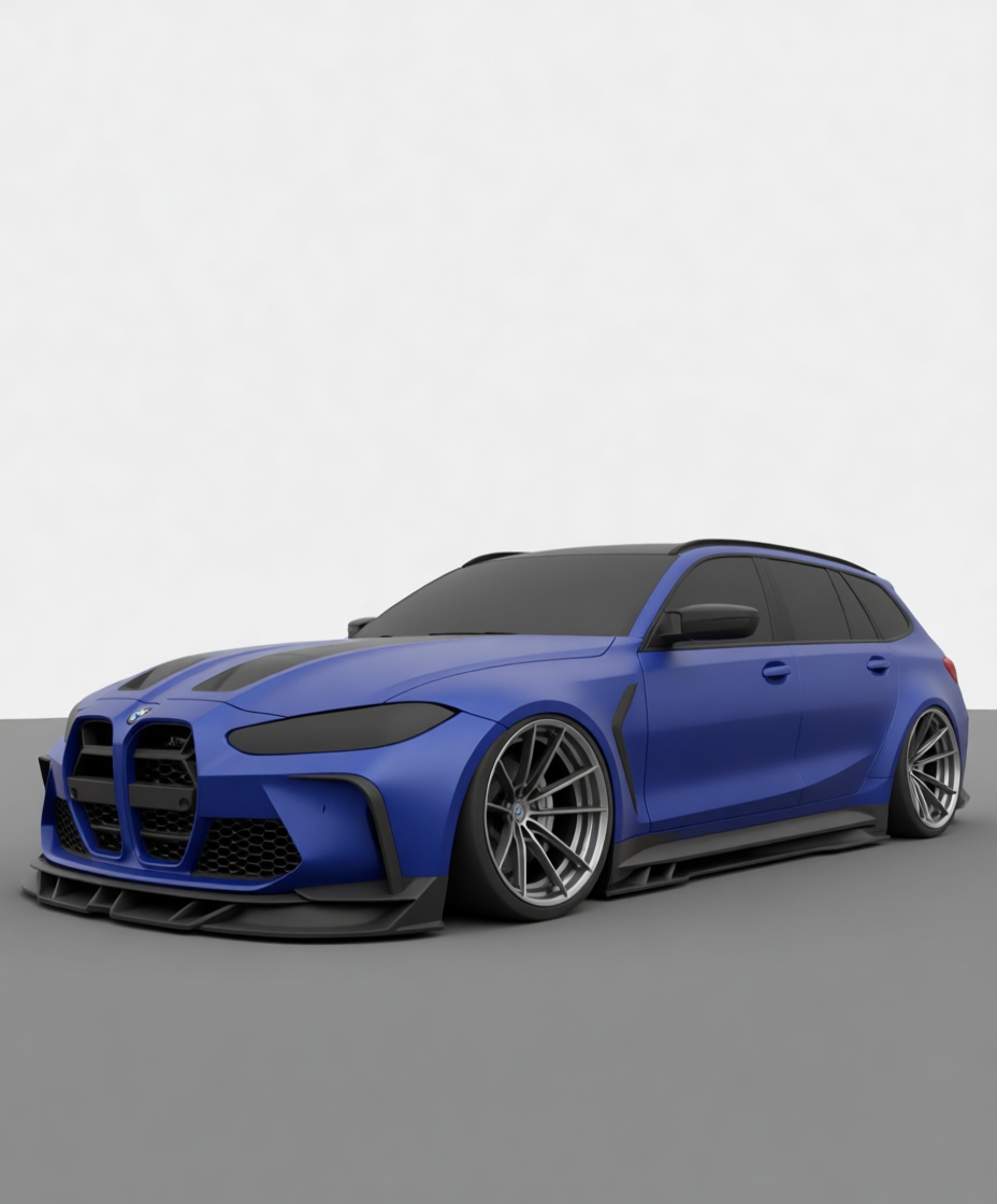 BMW M3 Touring Model free 3D printable STL