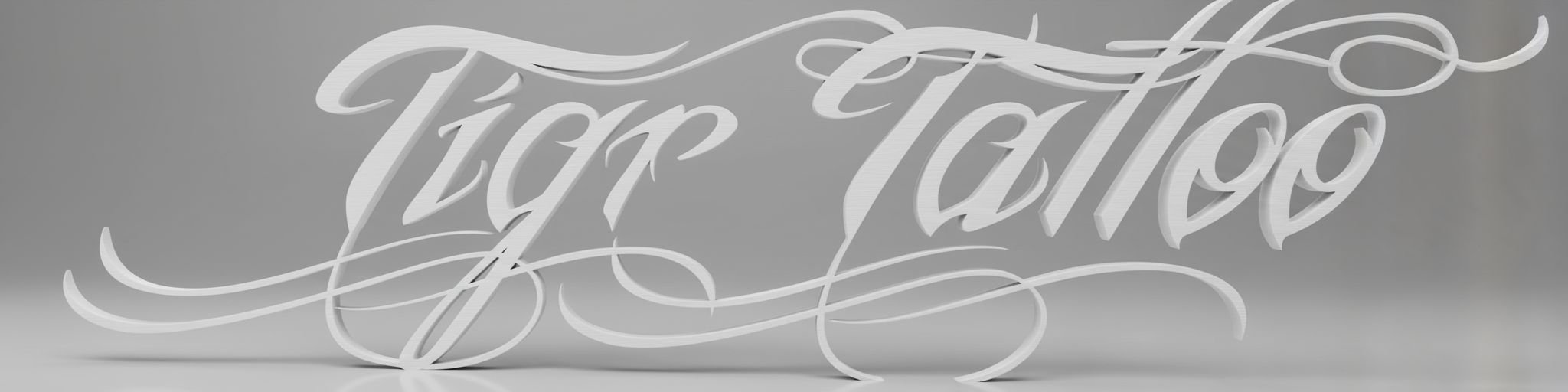 Tiger Tattoo Design free 3D printable STL