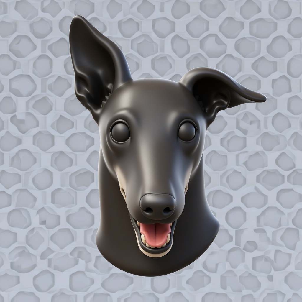 Italian Greyhound Bust free 3D printable STL