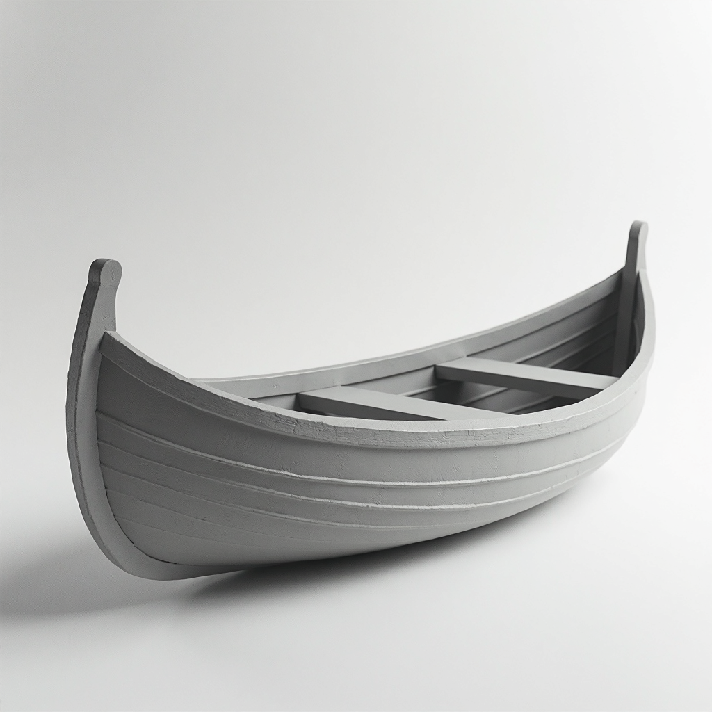 Simple Rowboat Model free 3D printable STL