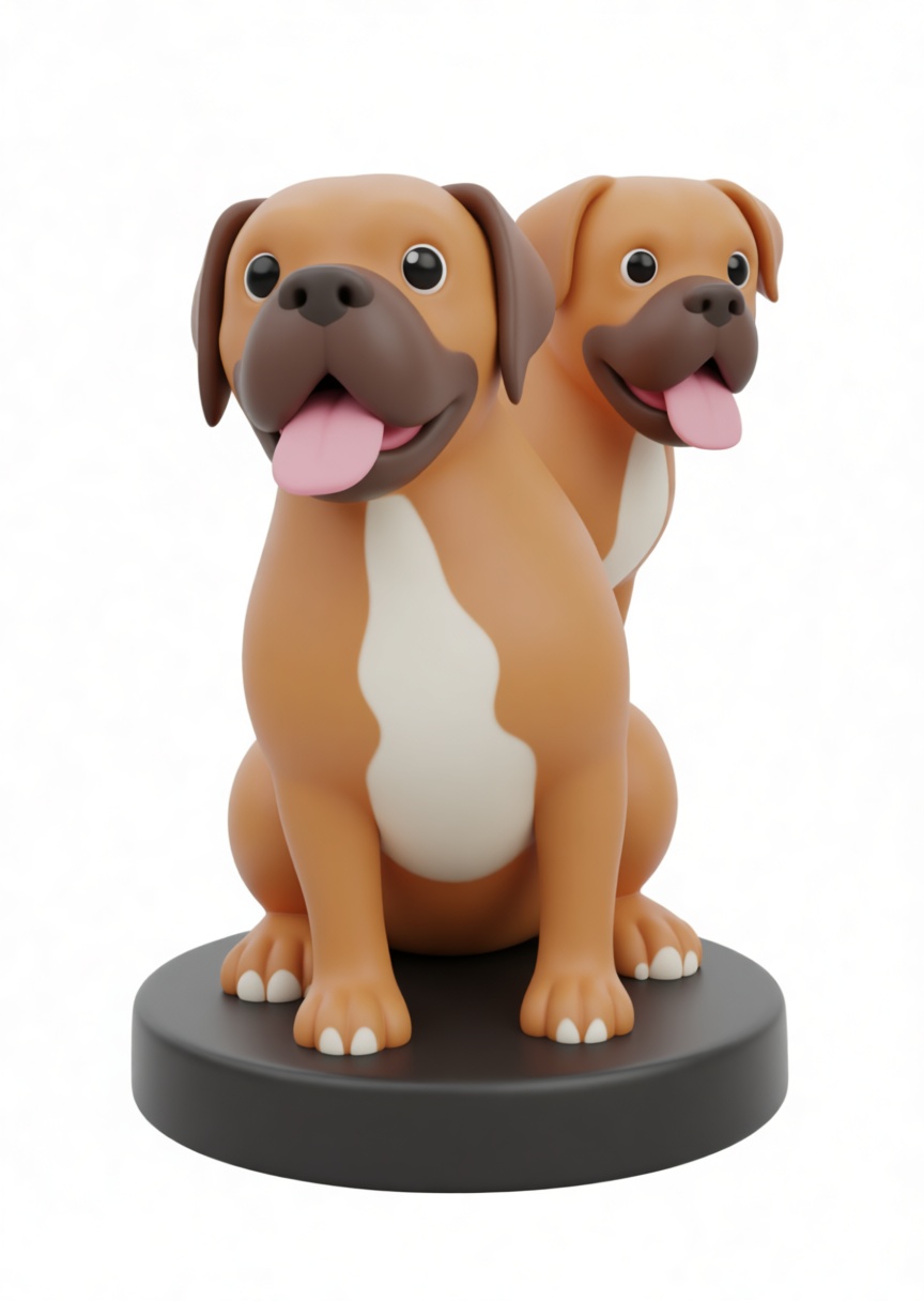 Boxer Dog Figurine free 3D printable STL