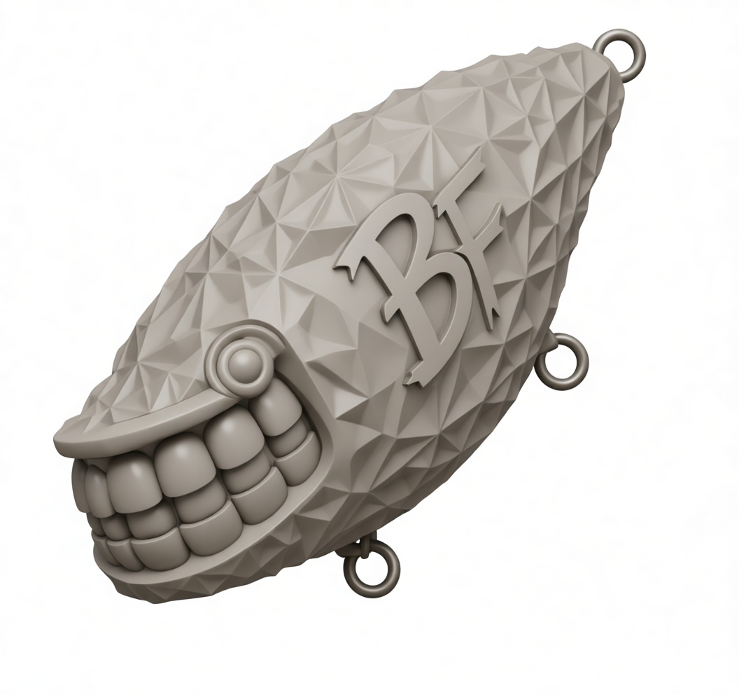 Bigfoot Smile Pendant free 3D printable STL