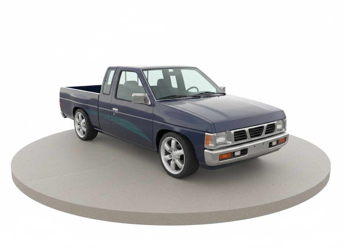Nissan D21 Pickup Model free 3D printable STL