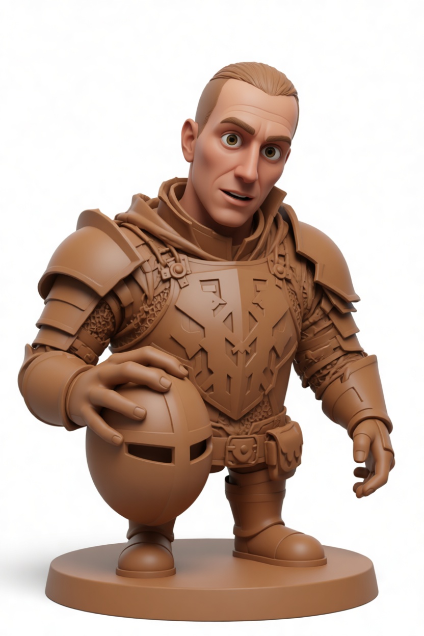 Medieval Knight Figurine free 3D printable STL