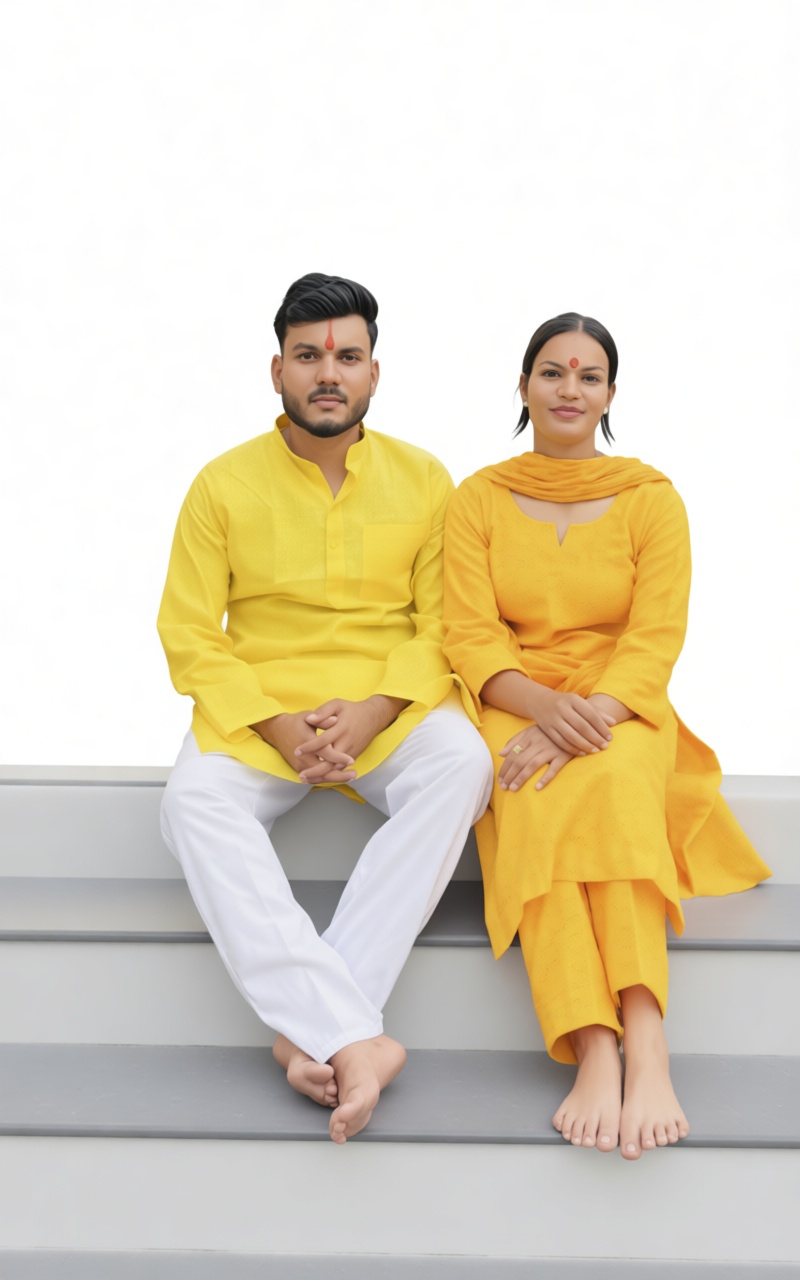 Indian Couple Figurine free 3D printable STL