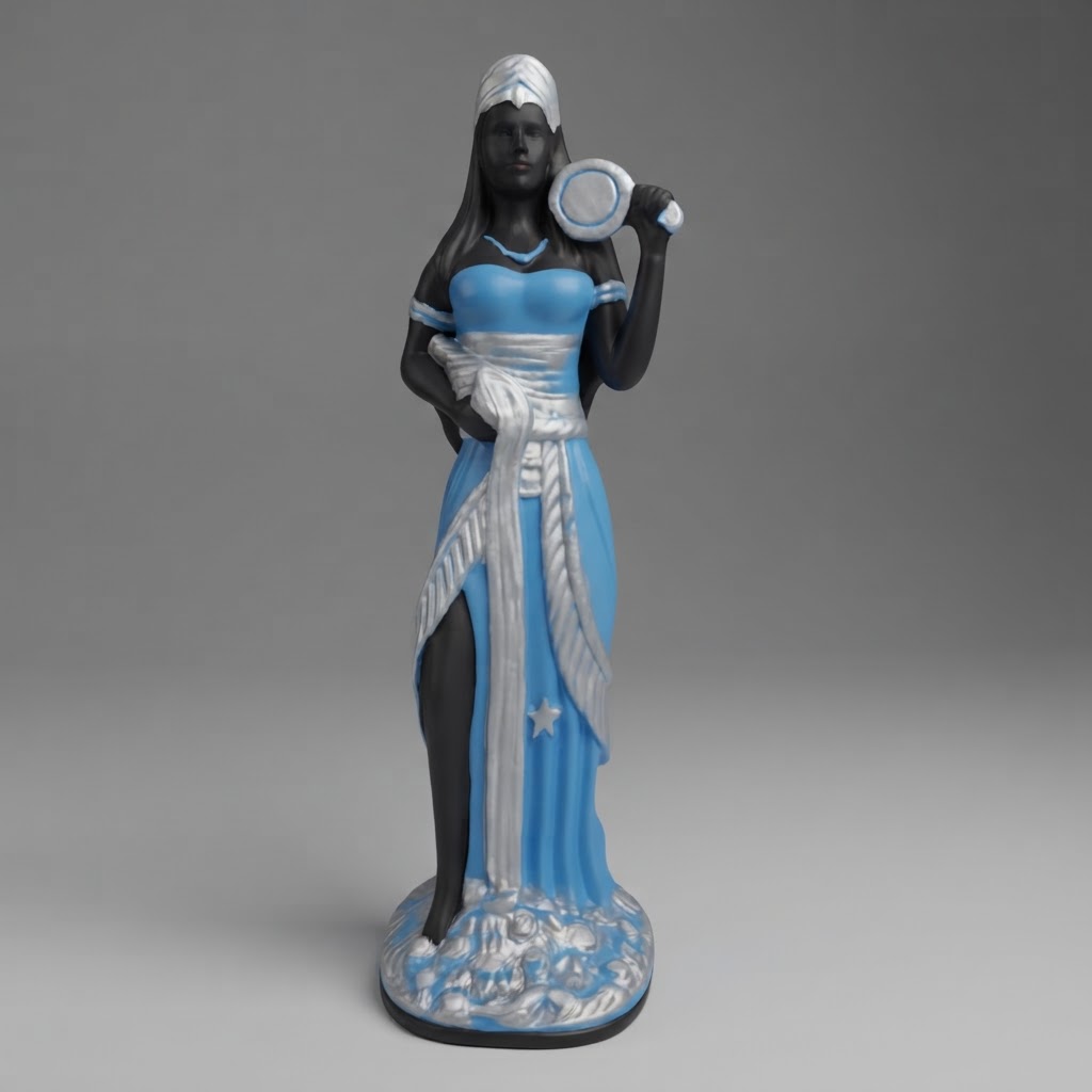 Yemaya Statue Figure free 3D printable STL