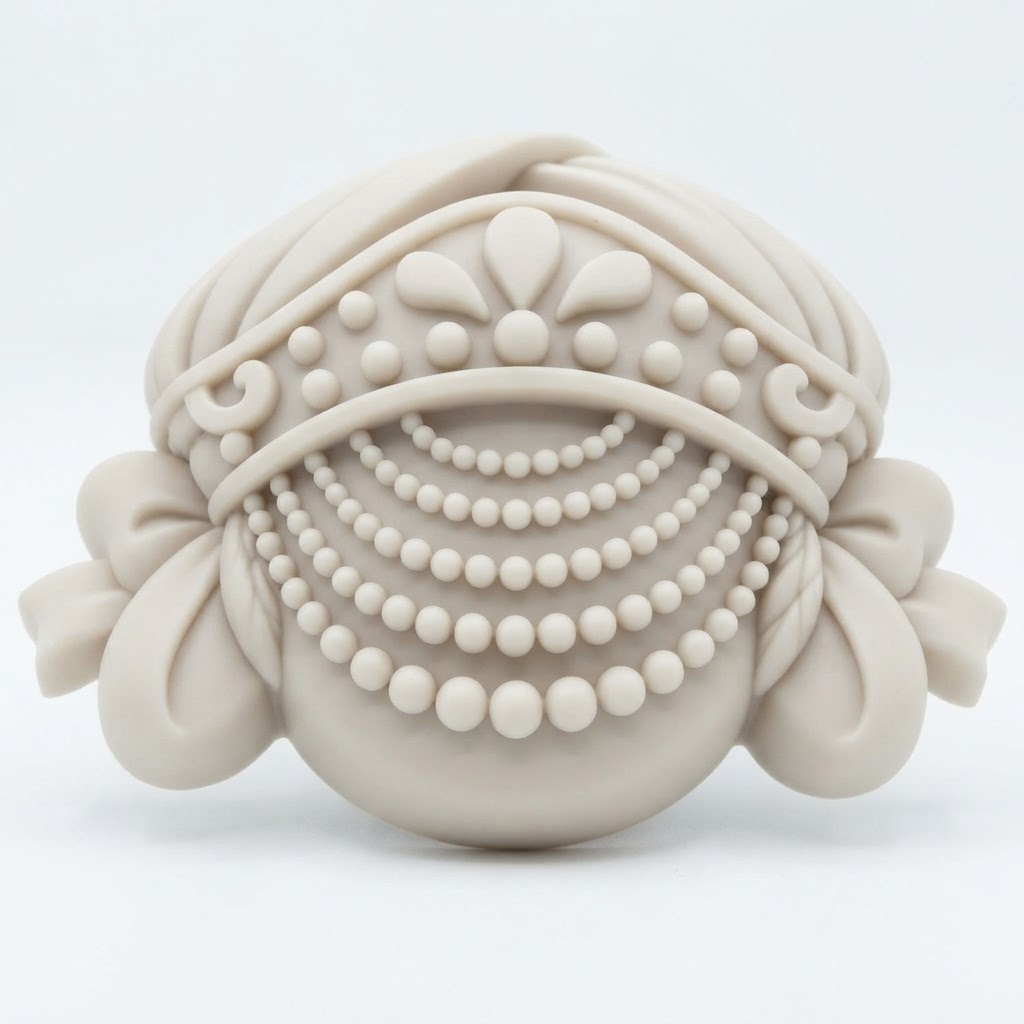 Traditional Ukrainian Headwear Sculpture free 3D printable STL
