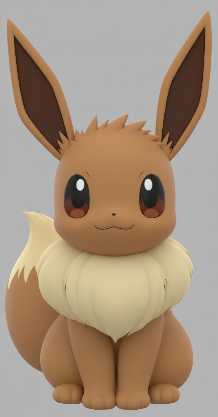 Eevee 3D Printable Figurine free 3D printable STL