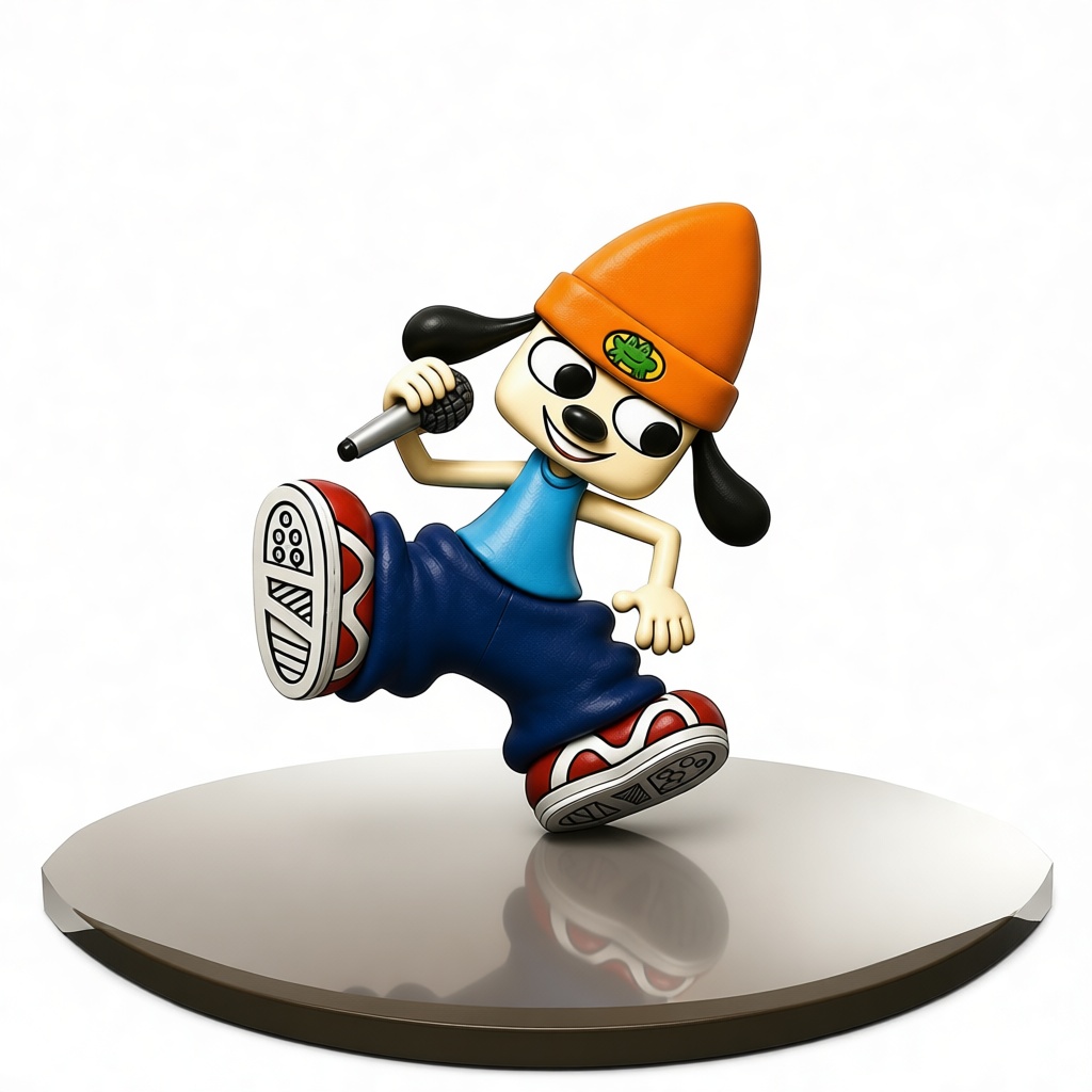 Parappa the Rapper Figurine free 3D printable STL