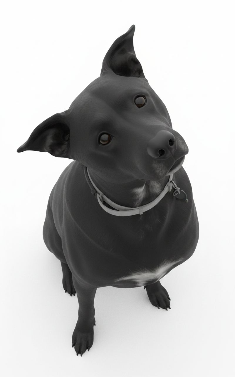 Black Labrador Retriever Figurine free 3D printable STL