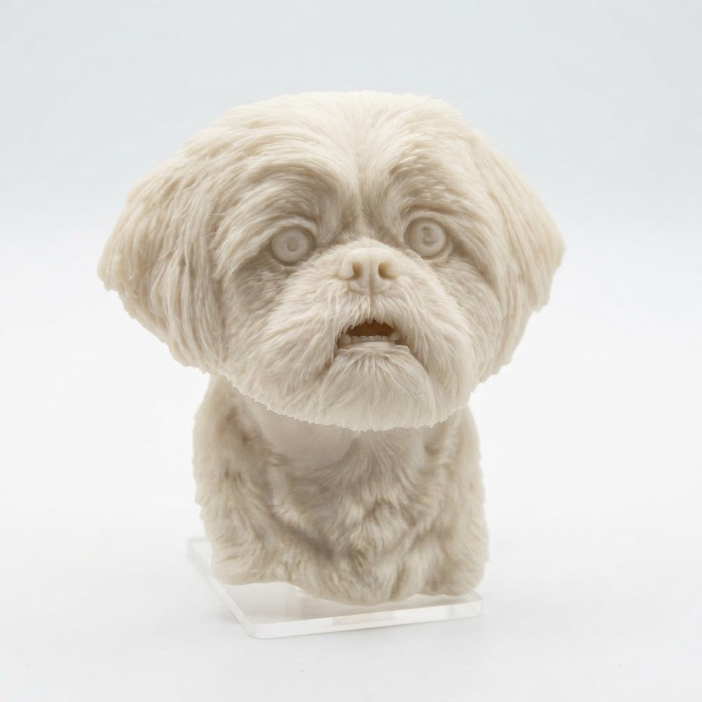 Shih Tzu Dog Bust free 3D printable STL