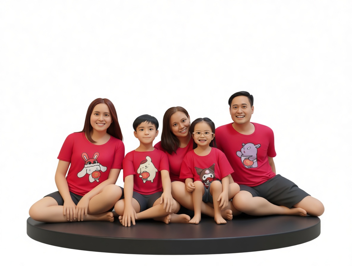 Family Group Figurine free 3D printable STL