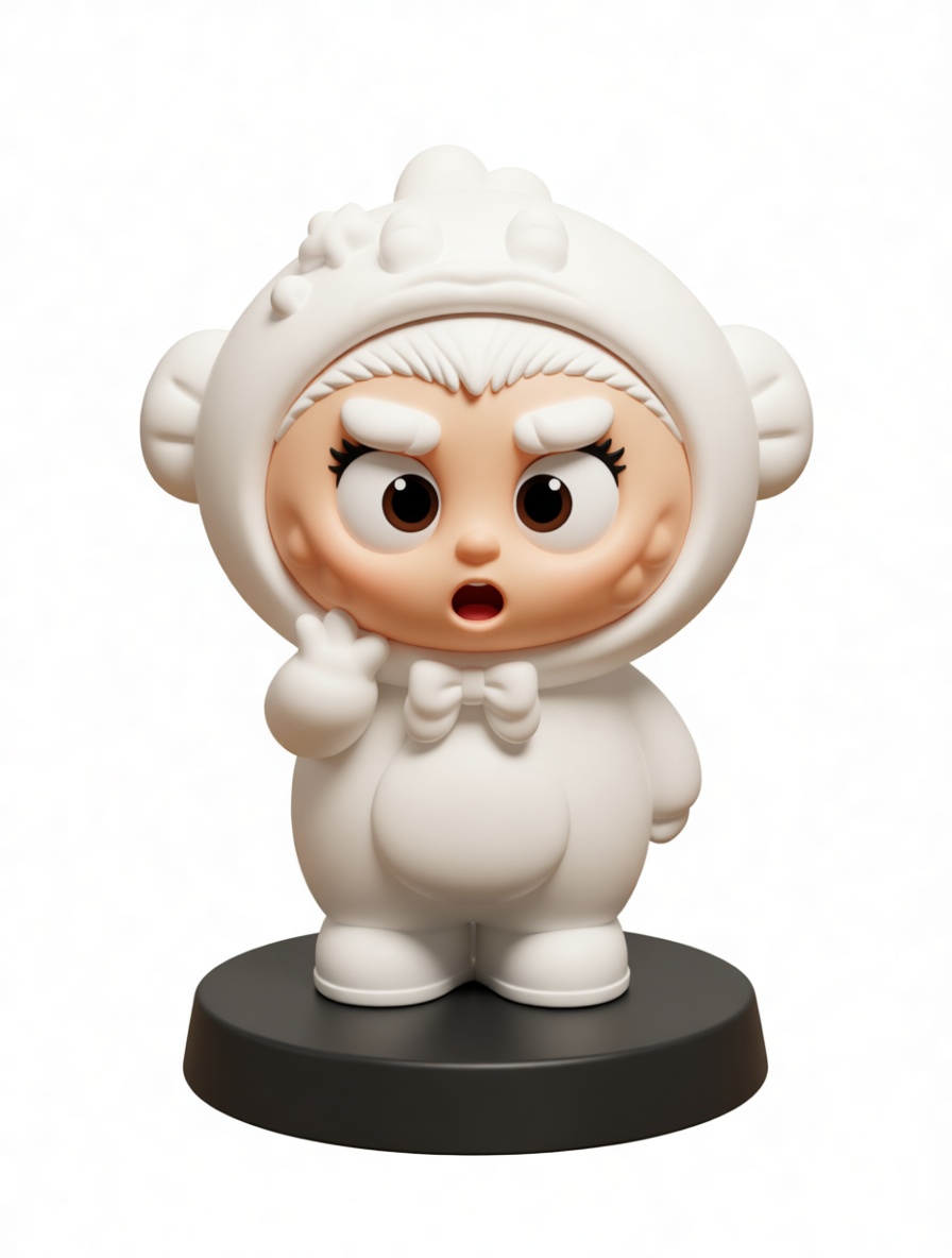 Chibi Bear Costume Figurine free 3D printable STL