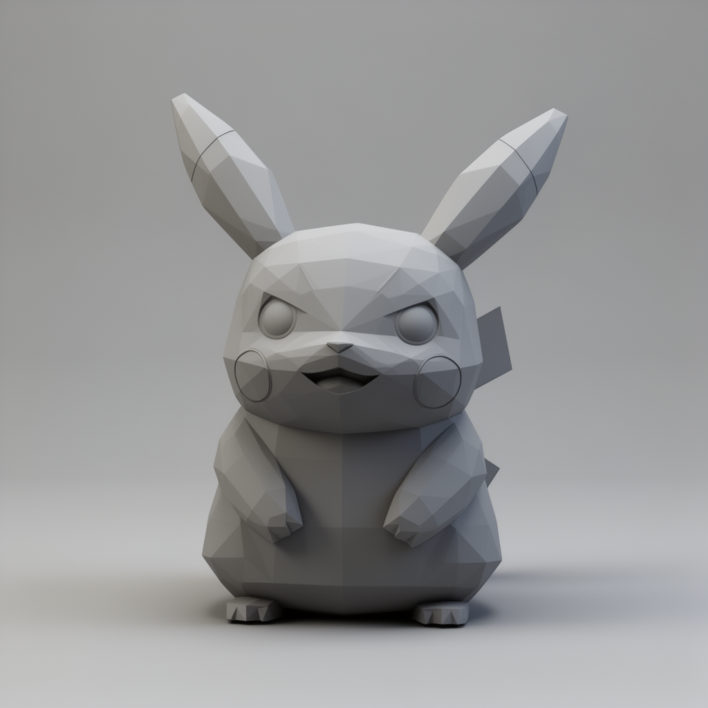 Pikachu Plant Pot free 3D printable STL