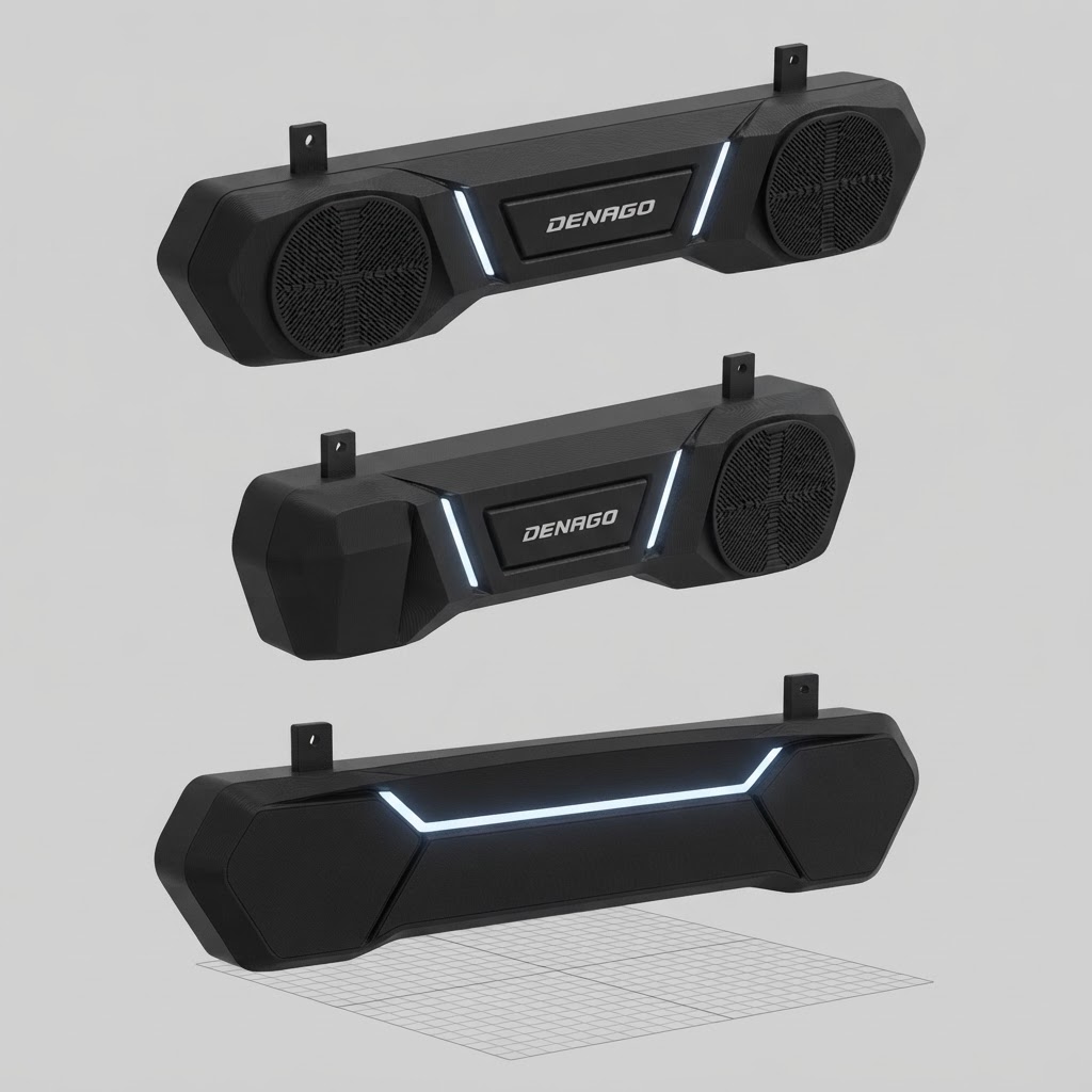 Denago E-Bike Fender Model free 3D printable STL