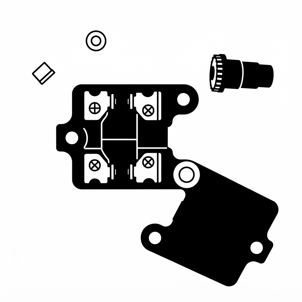 Hinged Door Latch Model free 3D printable STL
