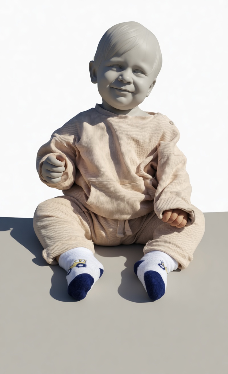 Smiling Baby Figurine free 3D printable STL