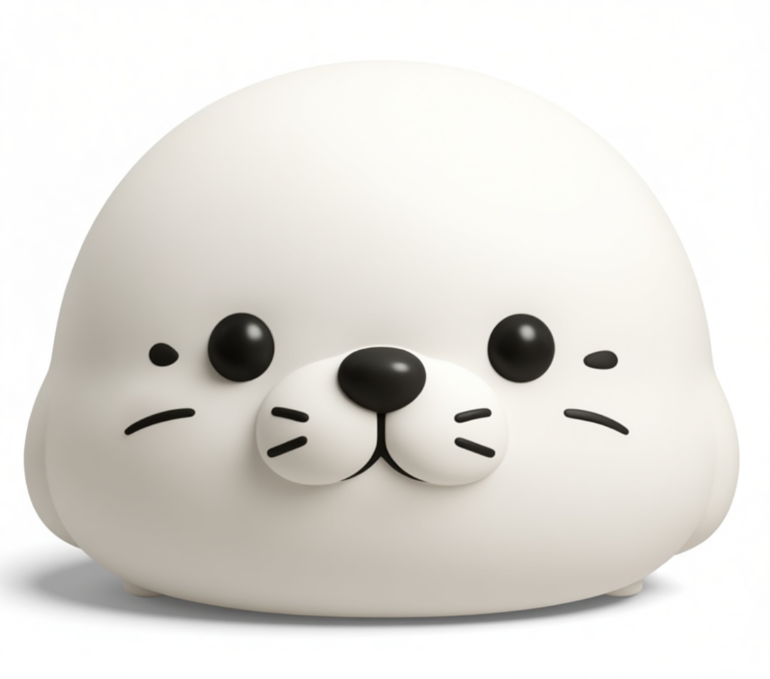 Cute Seal Figurine free 3D printable STL