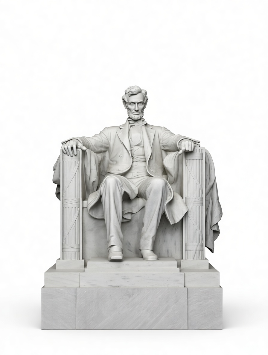 Lincoln Memorial Statue free 3D printable STL
