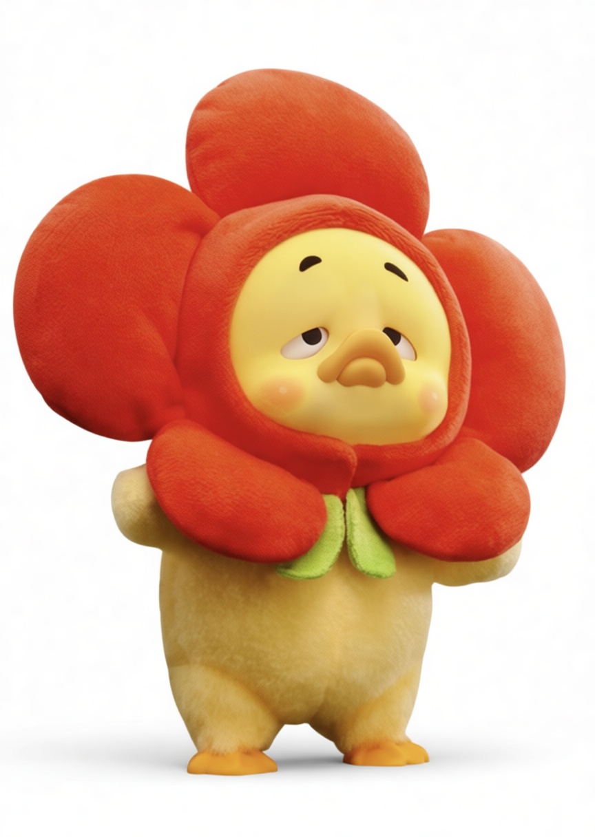 Yellow Bird Flower Figurine free 3D printable STL