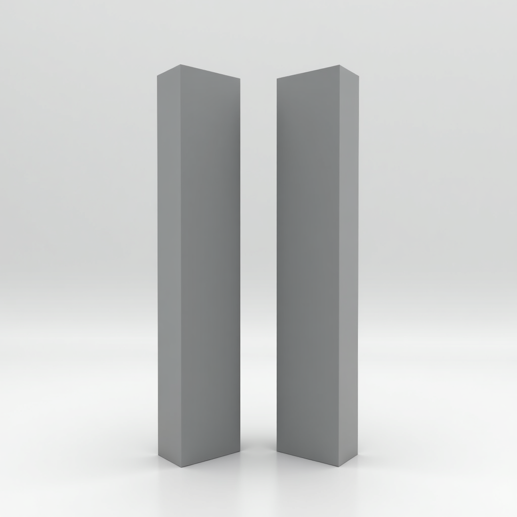 Pair of Vertical Sticks free 3D printable STL