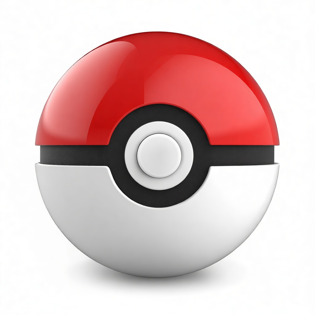 Poké Ball Model free 3D printable STL