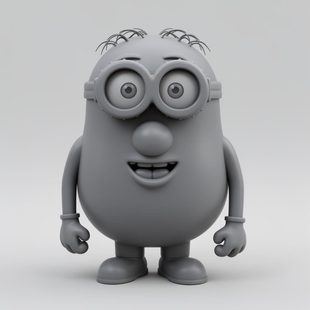 Potato Head Minion Figurine free 3D printable STL
