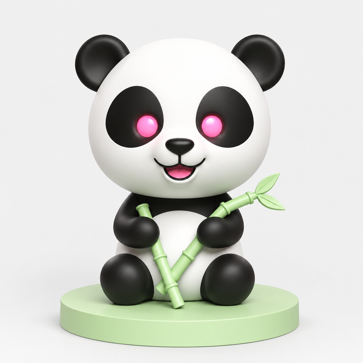 Cute Panda Figurine free 3D printable STL