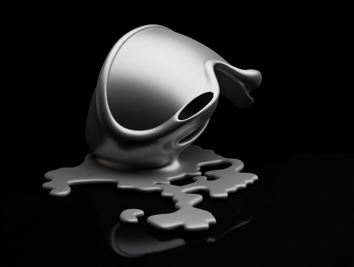 Melting Skull Sculpture free 3D printable STL