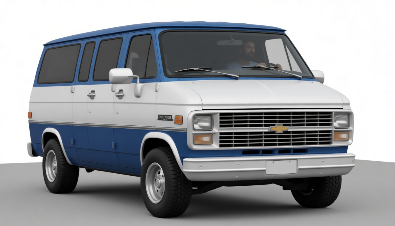 Chevrolet G20 Van Model free 3D printable STL