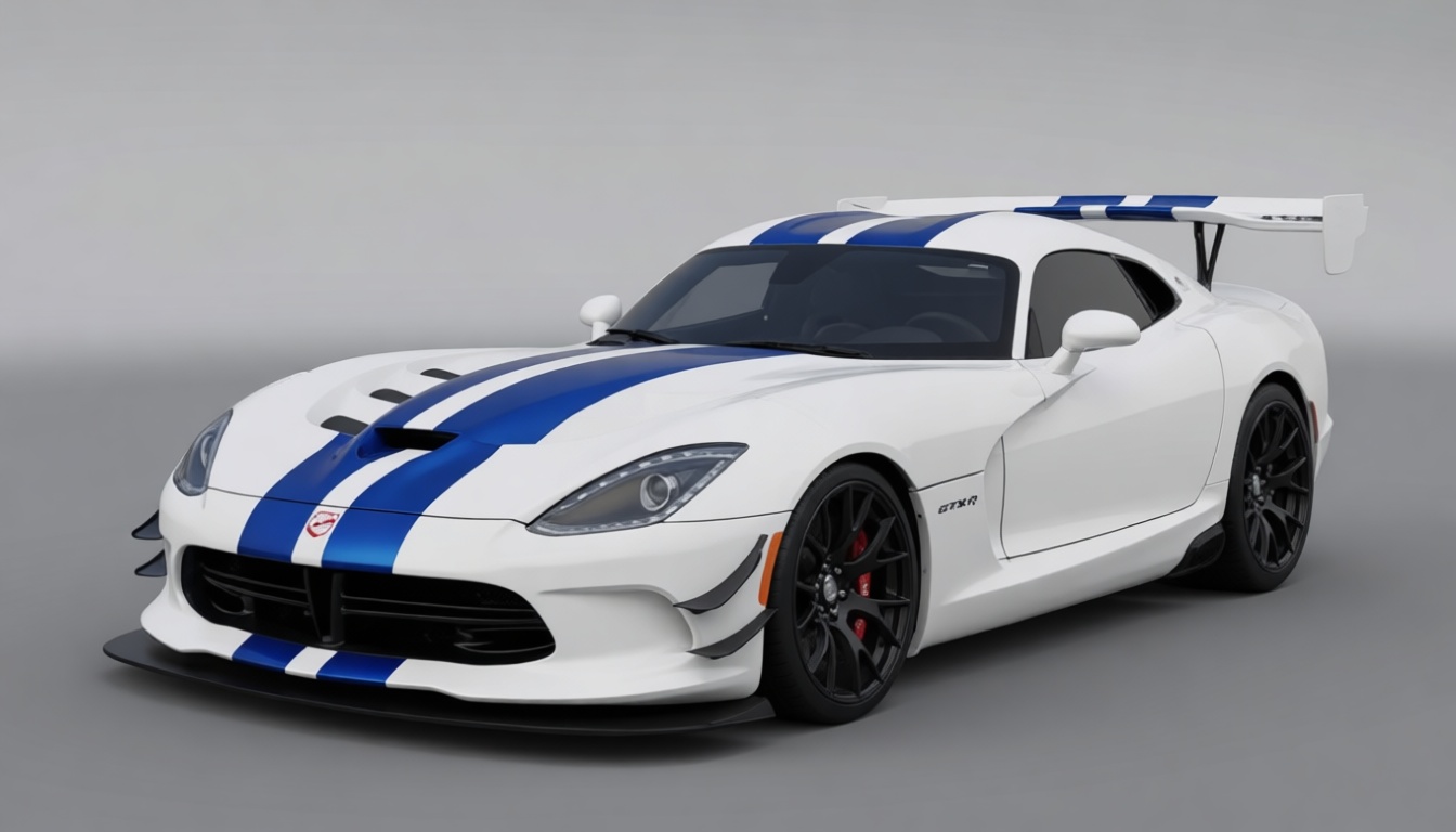Dodge Viper GTS-R Model free 3D printable STL