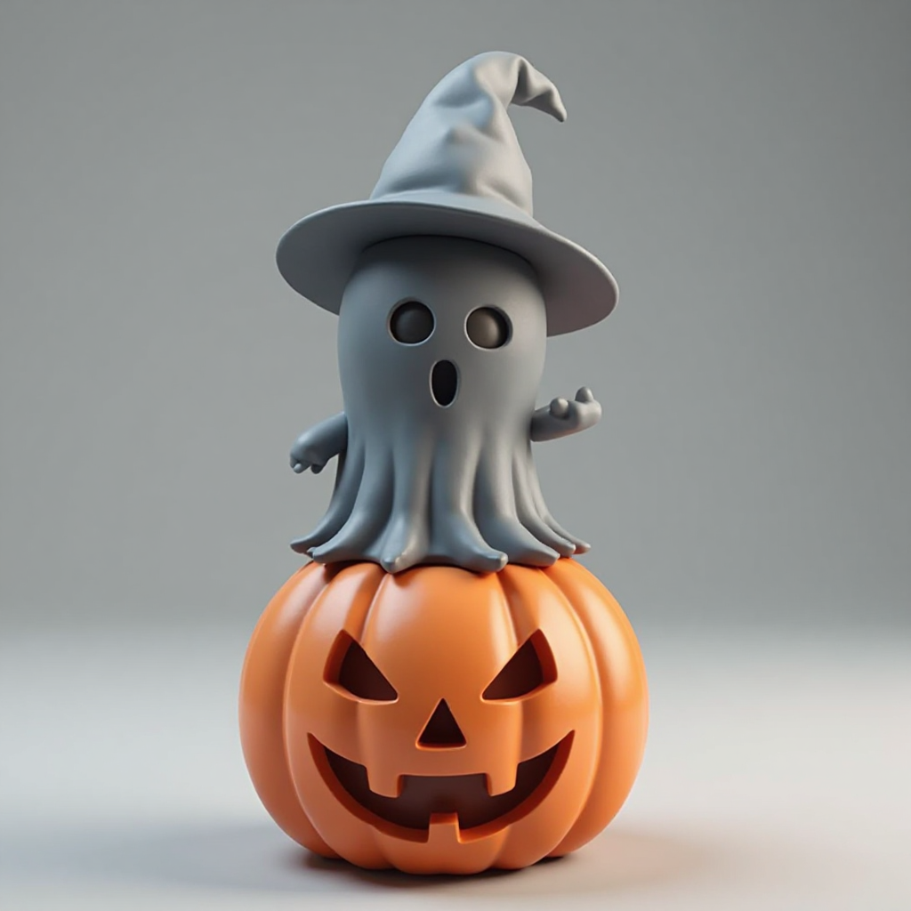Halloween Ghost Figurine free 3D printable STL