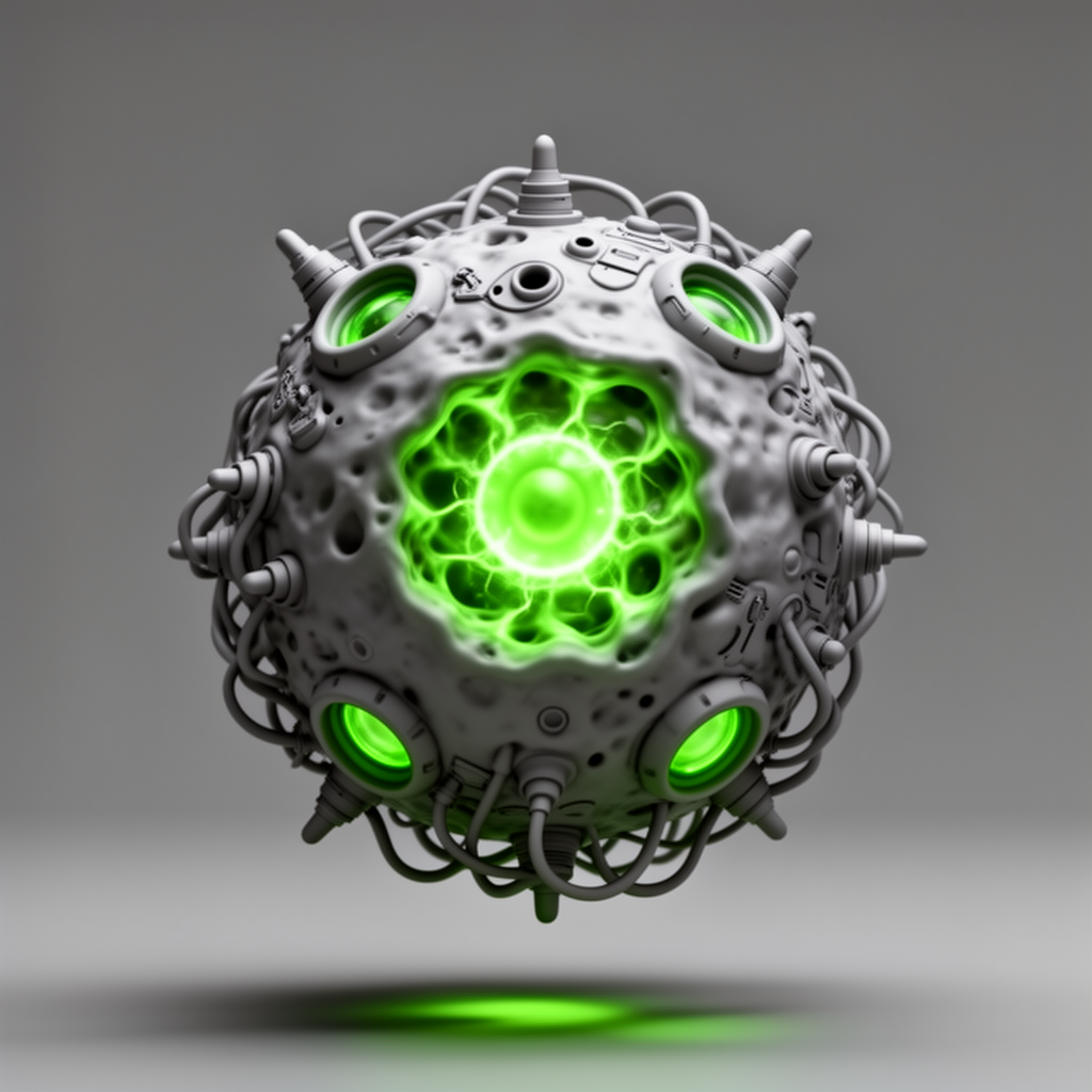 Spore Mine Drone Model free 3D printable STL