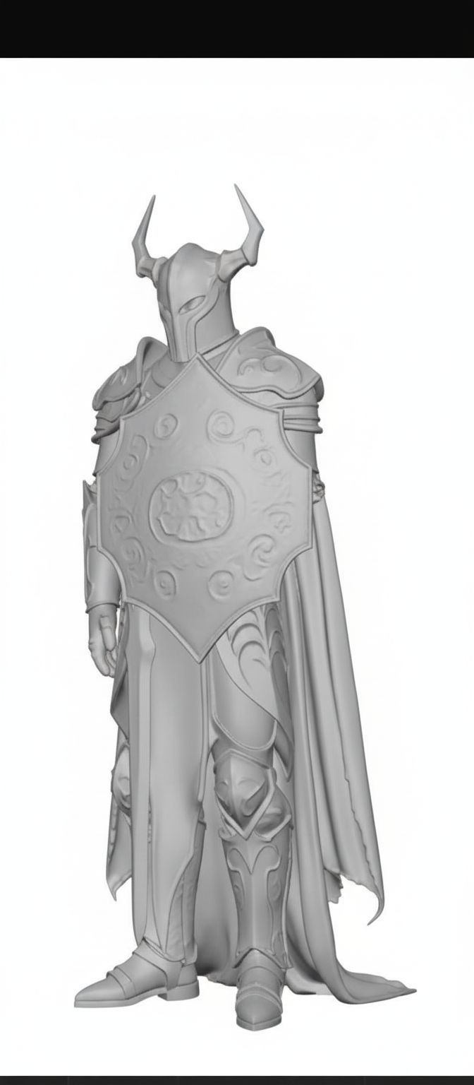 Fantasy Warrior Figure free 3D printable STL