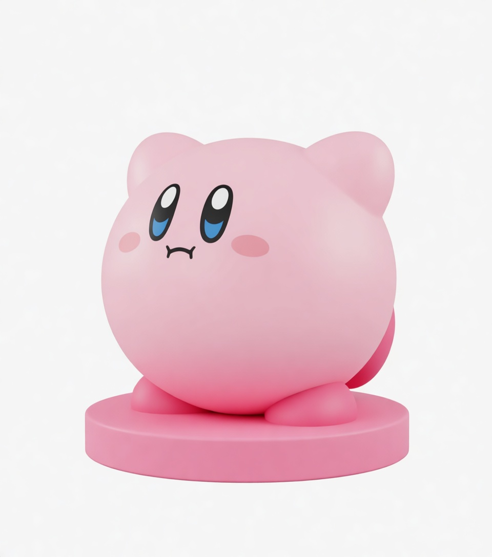 Kirby Figurine free 3D printable STL
