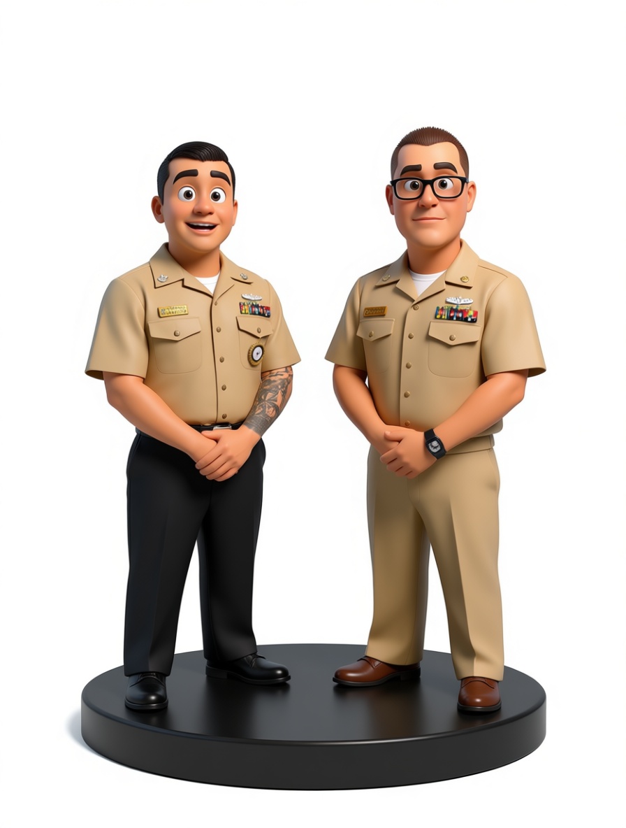 U.S. Navy Officers Figurines free 3D printable STL