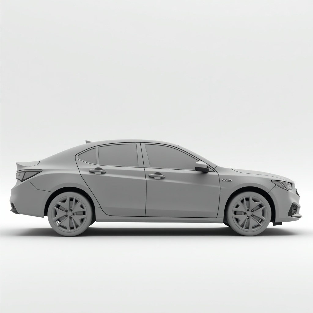 Acura TLX A-Spec Sedan free 3D printable STL