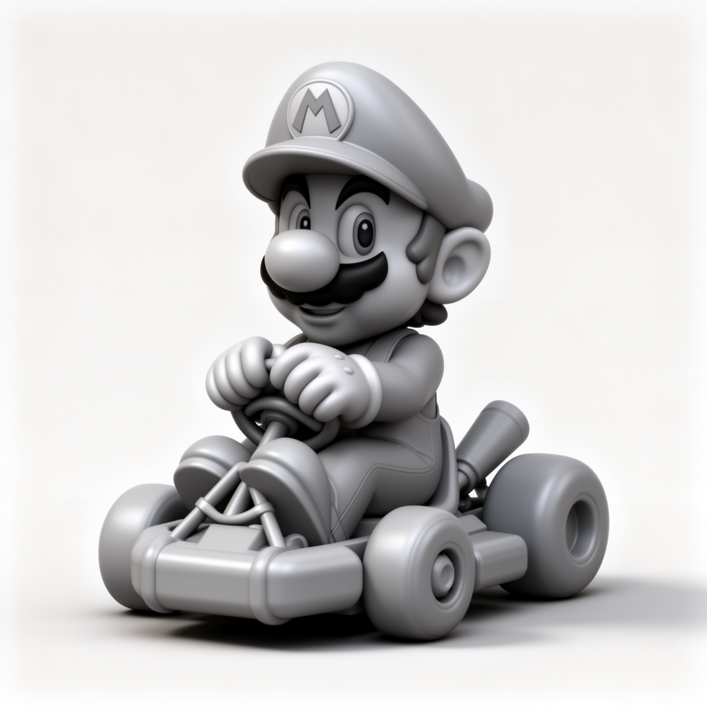 Mario Kart Miniature free 3D printable STL