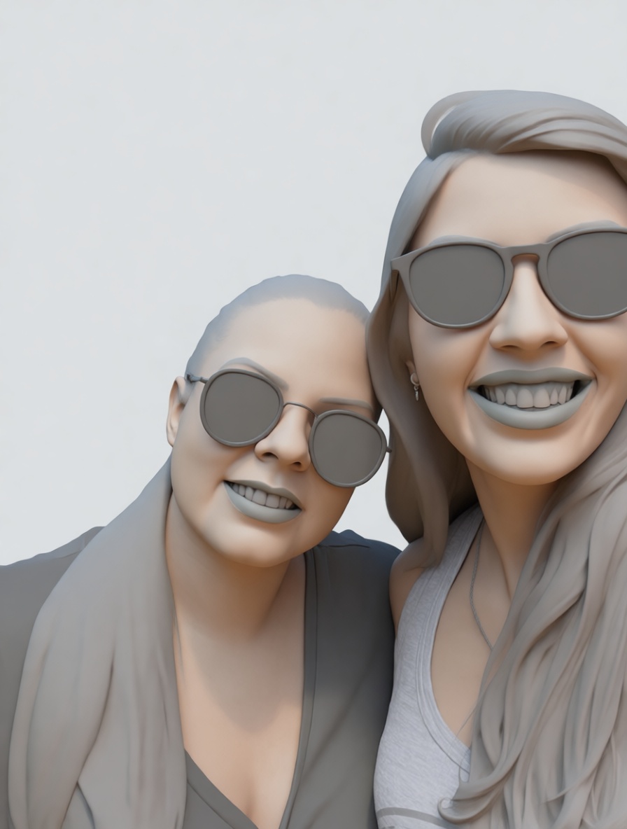 Smiling Women Busts free 3D printable STL