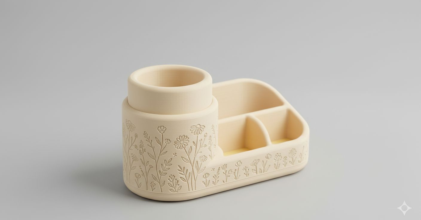 Floral Organizer Stand free 3D printable STL