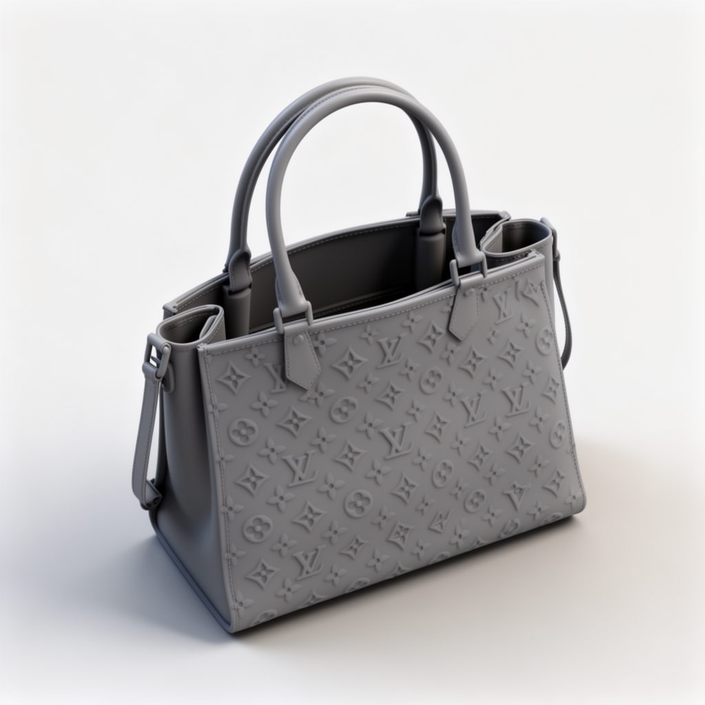 Louis Vuitton Opened Bag Model free 3D printable STL