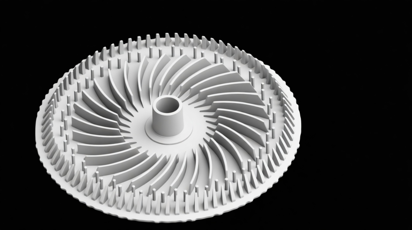 Turbine Engine Rotor free 3D printable STL